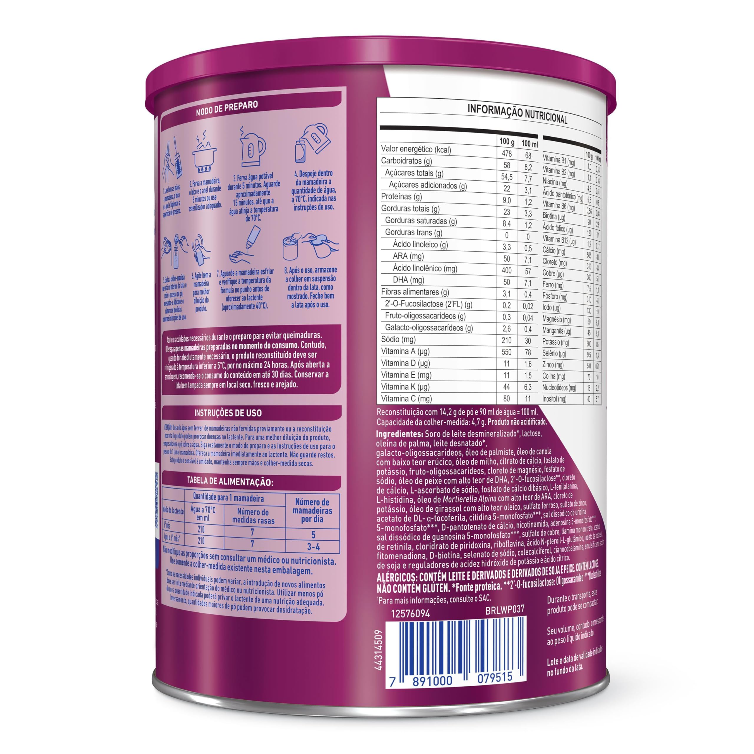 LEITE NAN COMFOR 1 800G - Imagem 2