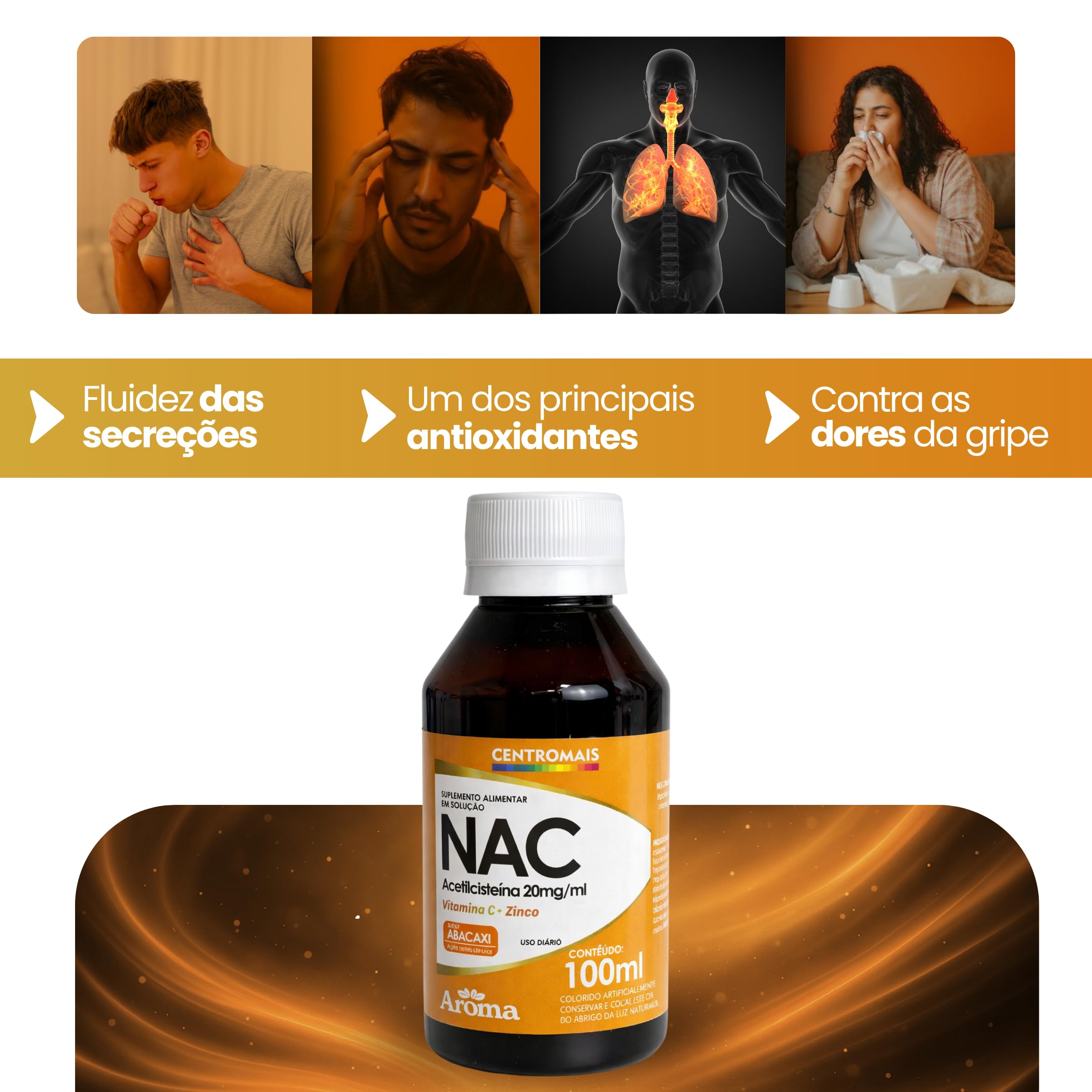 ACETILCISTEINA 20MG 100ML GEOVIT - Imagem 6