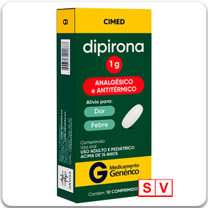 DIPIRONA 1G 10CPR CIMED